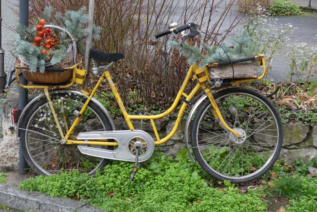 Fahrrad in Sommerhausen