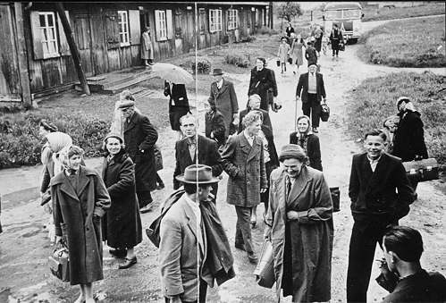 Flüchtlingslage Heidingsfeld 1958