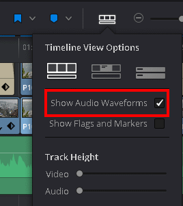 Waveforms aktivieren