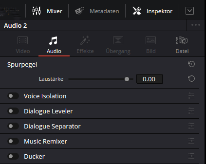 Audio-Optionen