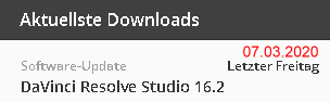 DVR-Update vom 07032020