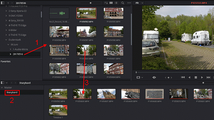 DVR Storybord