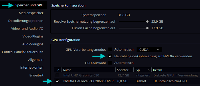 DVR20_Speicher_und_GPU_Einstellung