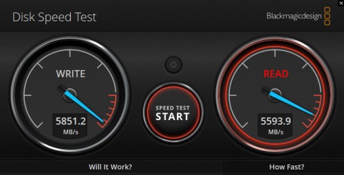 Blackmagic Disk Speed Test