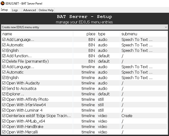 E11-BAT-Server_Setup