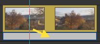 Mixbereich einer Videospur