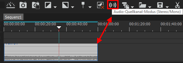 Audioquellkanal Mono/Stereo