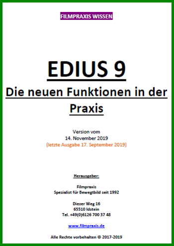 EDIUS 9 Praxisbuch