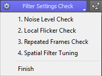 Filter Setting Check