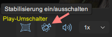 Stabilisierung einschalten