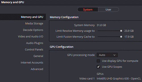 GPU-Config