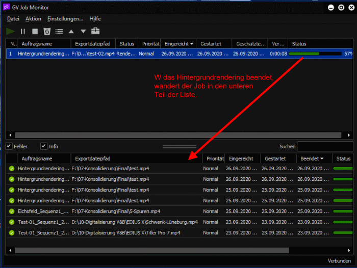 GV Job Monitor