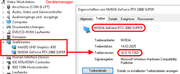 Gertemanager Grafikkarte