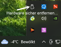 Hardware sicher entfernen