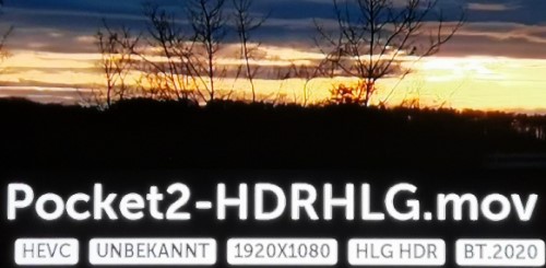 HDRHLG auf dem UHD-TV
