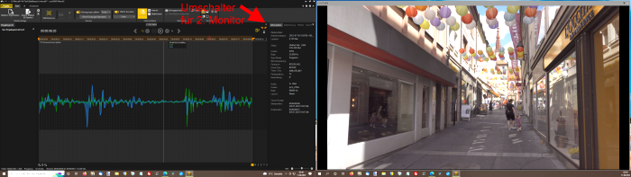 Zweiter Monitor fr die Vorschau