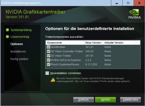 NVIDIA-Installation