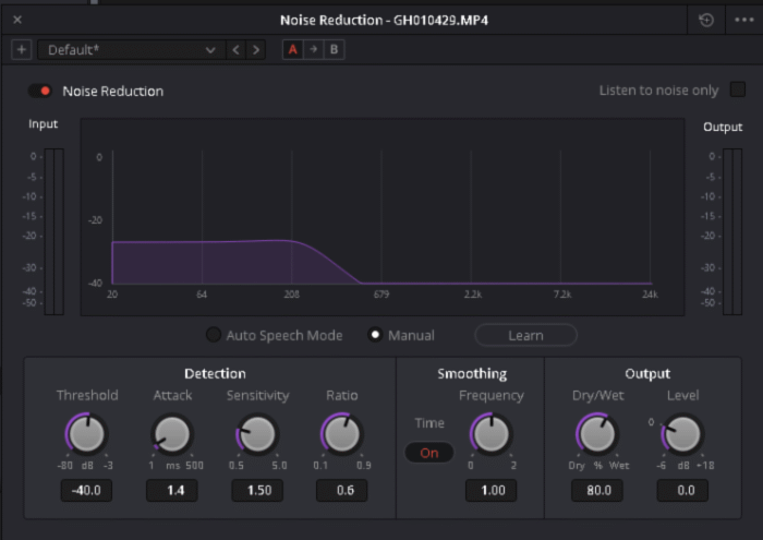 Audio entrauschen