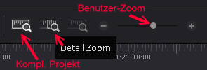 Timeline-Streckung