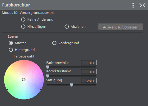 Sekundre Farbkorrektur