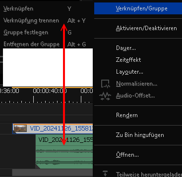 VerknpfenZGruppe