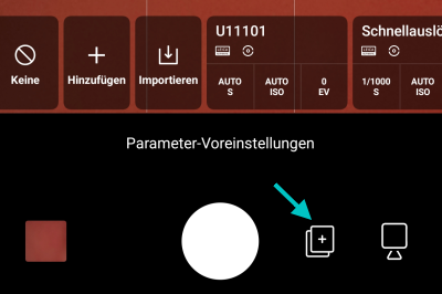 Foto-Preset speichern