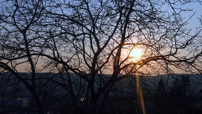 Dürrbachaus Sonnenuntergang