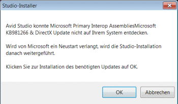 Installationshinweis