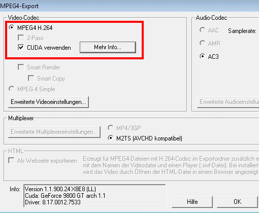 CUDA im MC-Encoder