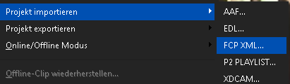 FCP-XML-Import